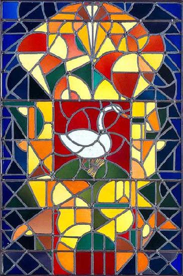 Theo van Doesburg Stained-glass Composition I. Sweden oil painting art